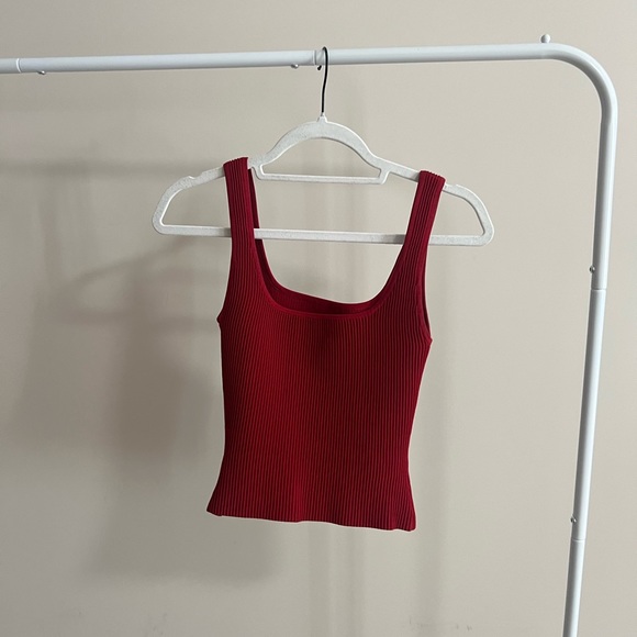 Aritzia babaton sculpt knit square neck tank - Picture 2 of 2